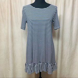 Agnes & Dora | navy, white and silver dress xs